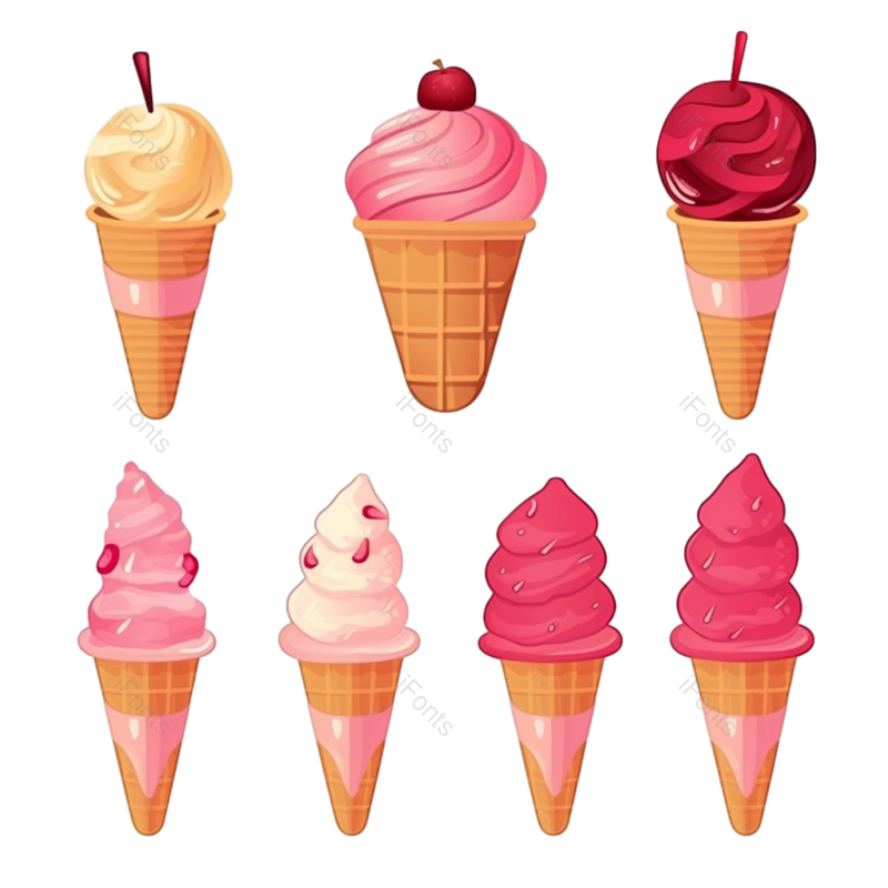 夏天图片,水果元素,糖果PNG,盘子免抠素材